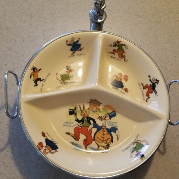 Rare vintage Uncle Wiggily 1924 warming dish